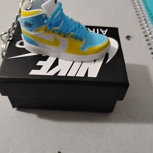 Nike Kids Vibrant Blue and Yellow Sneakers